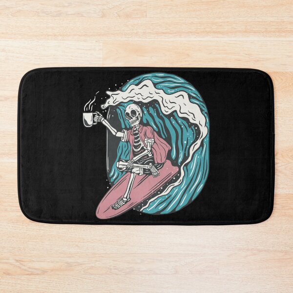 Item preview, Funny Surfer Skull designed and sold by PatternSquare.