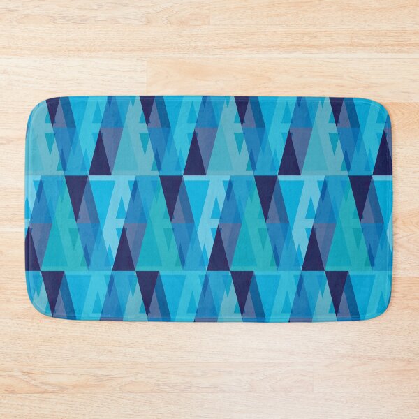Item preview, Vertical Triangles Pattern – Blue designed and sold by RoguePatterns.