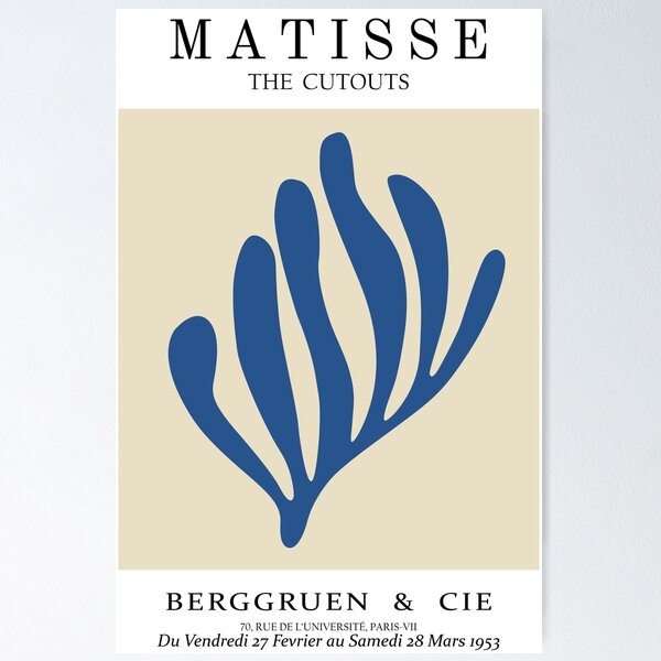 Artikel-Vorschau von Henri Matisse - Die Ausschnitte - Blau - Matisse Ausstellung, designt und verkauft von artswag.