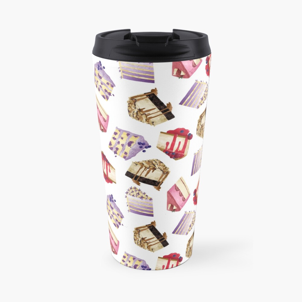 Cake Pattern Travel Mug