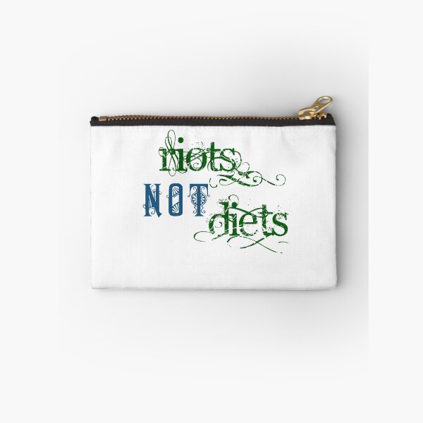 Item preview, Riots Not Diets (Green and Blue) designed and sold by incurablehippie.