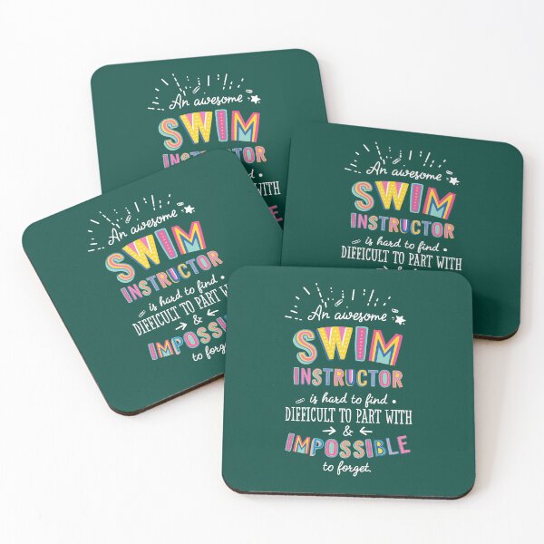 Item preview, An awesome Swim Instructor Gift Idea - Impossible to Forget Quote designed and sold by betternotes.