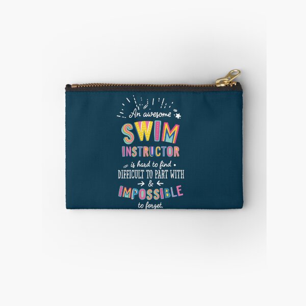 Item preview, An awesome Swim Instructor Gift Idea - Impossible to Forget Quote designed and sold by betternotes.