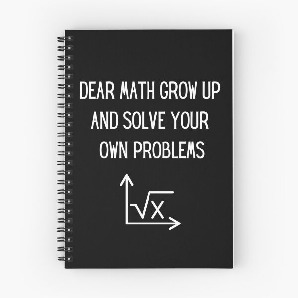 Item preview, Dear Math Grow Up And Solve Your Own Problems designed and sold by Zaibo.