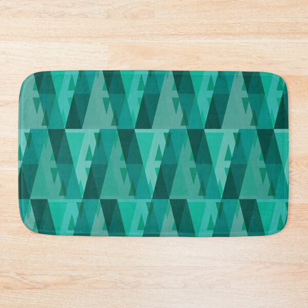 Item preview, Vertical Triangles Pattern – Teal designed and sold by RoguePatterns.