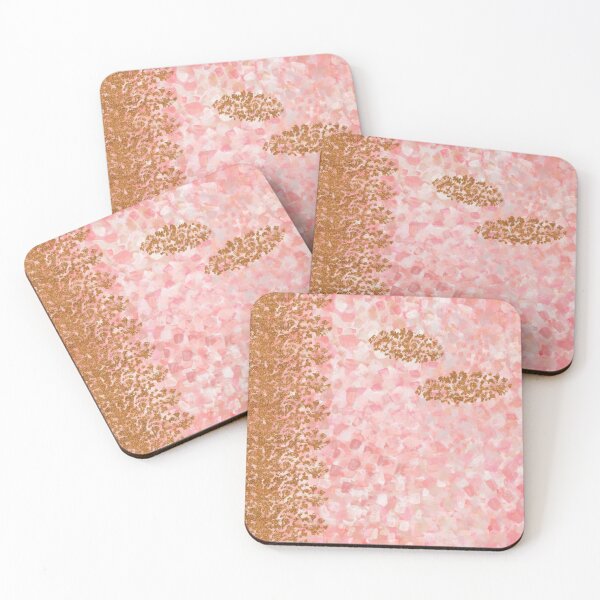 Item preview, Romantic Pink and gold pattern designed and sold by Aura-E.