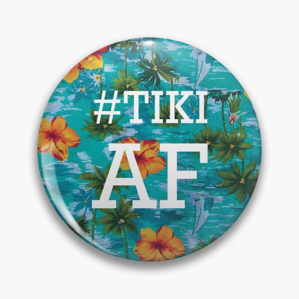 Item preview, Tiki AF - Tropical, Hawaiian, Polynesian, Surf designed and sold by electricdreamz.