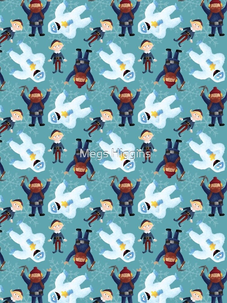 Yukon, Hermey and the Bumble in Teal by megsneggs