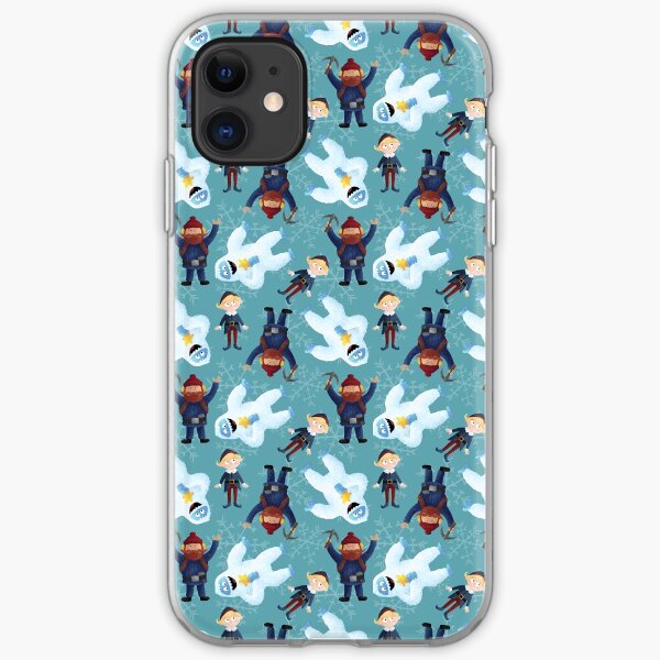 Yukon, Hermey and the Bumble in Teal iPhone Soft Case