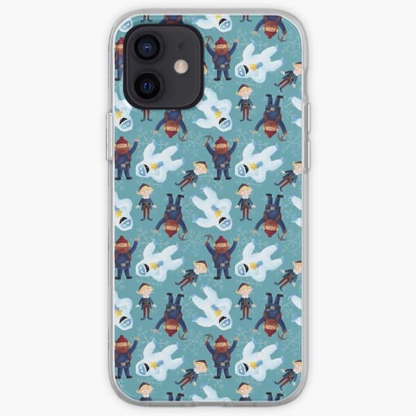 Yukon, Hermey and the Bumble in Teal iPhone Soft Case