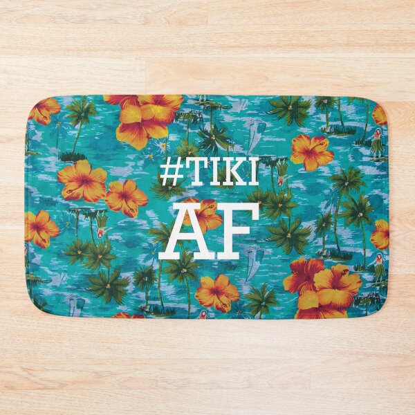 Item preview, Tiki AF - Tropical, Hawaiian, Polynesian, Surf designed and sold by electricdreamz.
