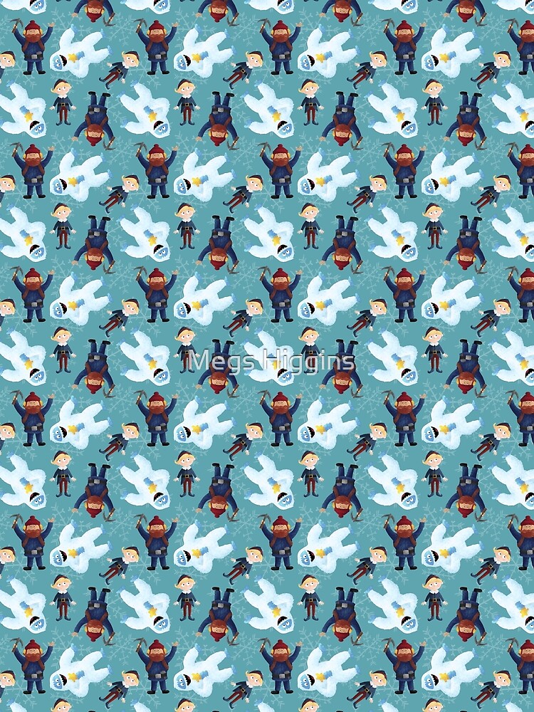 Yukon, Hermey and the Bumble in Teal by megsneggs