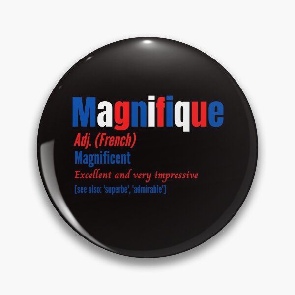Item preview, Magnificent Magnifique French Flag Definition designed and sold by Time4German.