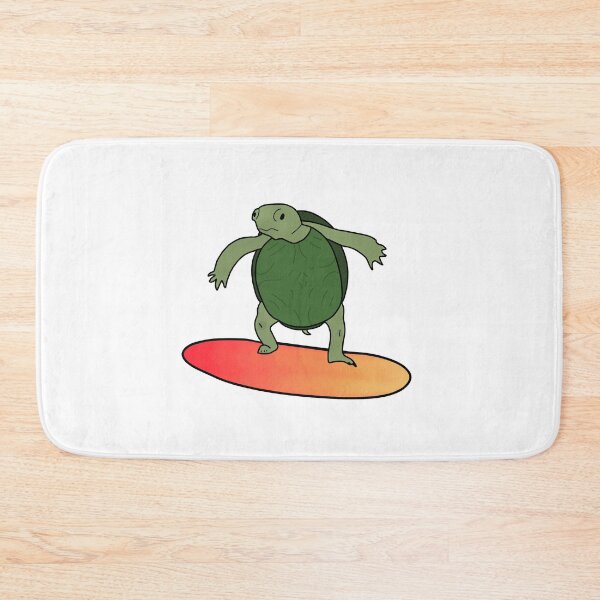 Item preview, Turtle on a Surfboard  designed and sold by lojains.