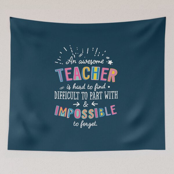 Item preview, An awesome Teacher Gift Idea - Impossible to Forget Quote designed and sold by betternotes.
