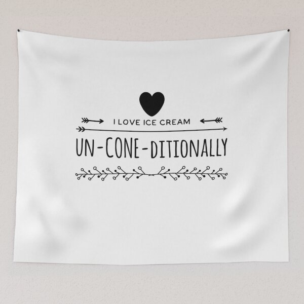 Item preview, I love ice cream un-cone-ditionally designed and sold by malkhteb.