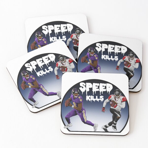 Artikelvorschau, Lamar Jackson & Michael Vick (Speed-Kills) entworfen und verkauft von Itsjuskev.
