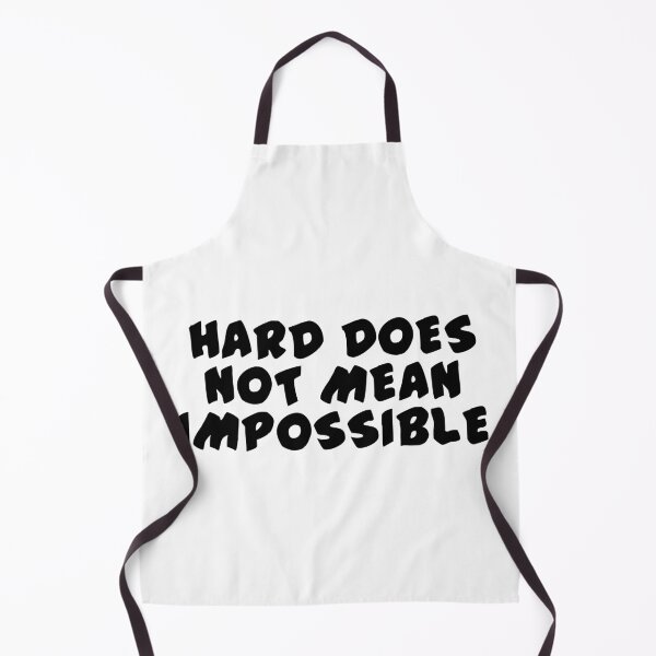 Item preview, Motivated Type - Hard Does Not Mean Impossible designed and sold by MoonsmileProd.