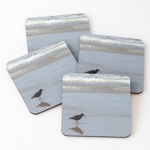 Item preview, Oyster catcher on Allan's beach, New Zealand designed and sold by HazelWright.