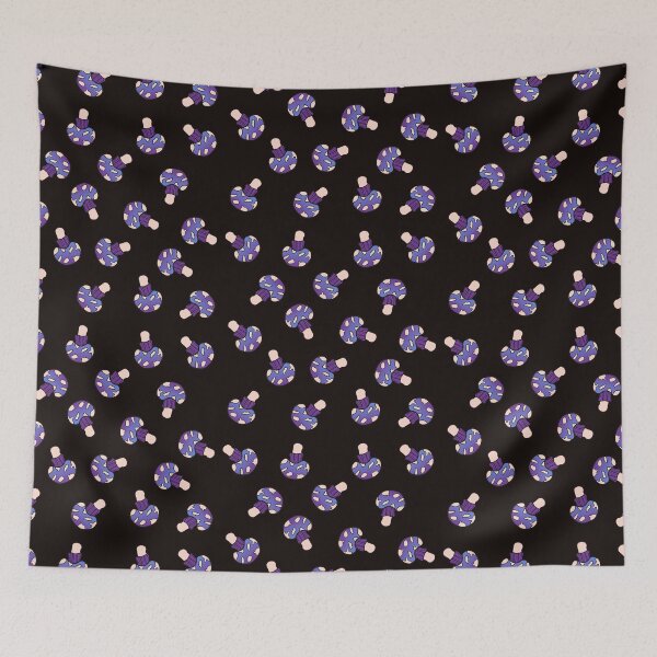Item preview, Dark Magic Mushroom Pattern designed and sold by Carrie-Art.