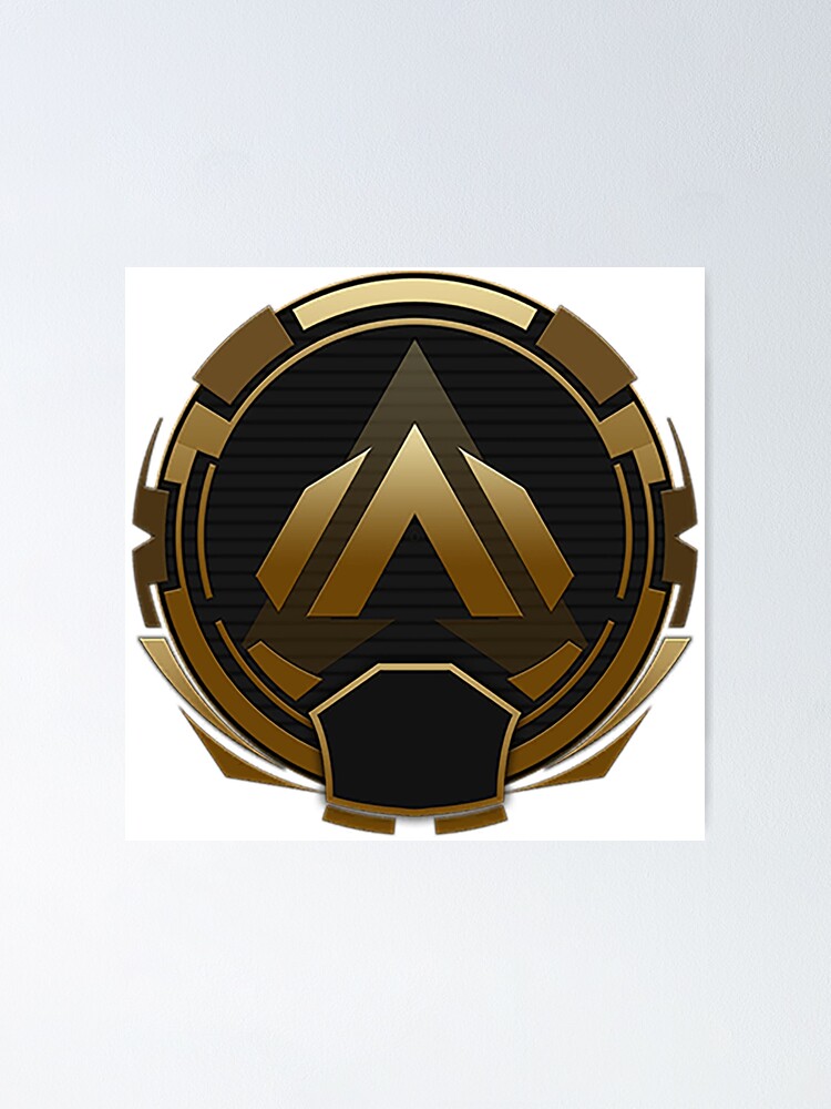 Apex Legends Gold Rank Poster For Sale By Garunblade1 Redbubble