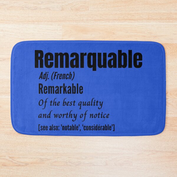 Item preview, French Remarkable Person Remarquable English Definition designed and sold by Time4German.