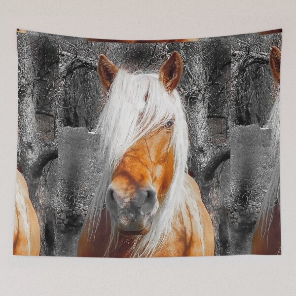 Item preview, The red horse with white mane designed and sold by MarieClaude1954.