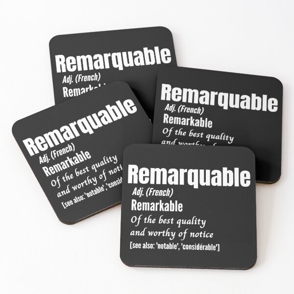Item preview, French Remarkable Person Genius Remarquable English designed and sold by Time4German.