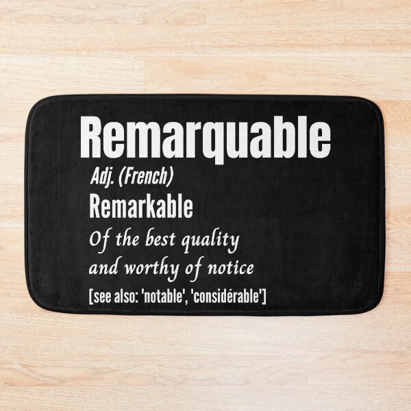 Item preview, French Remarkable Person Genius Remarquable English designed and sold by Time4German.