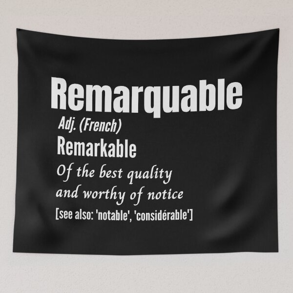 Item preview, French Remarkable Person Genius Remarquable English designed and sold by Time4German.
