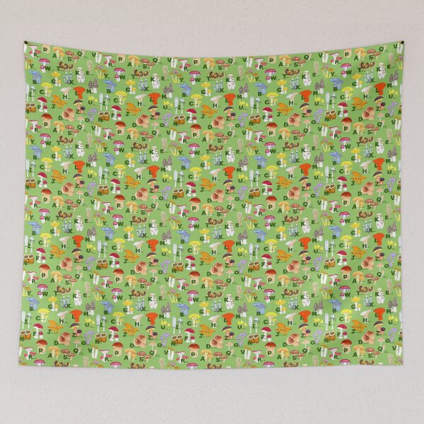 Item preview, Mushroom ABCs designed and sold by TursiArt.