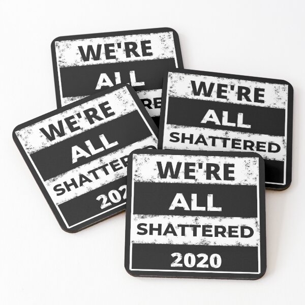 Item preview, We're All Shattered 2020 Vintage Retro designed and sold by Beluved.