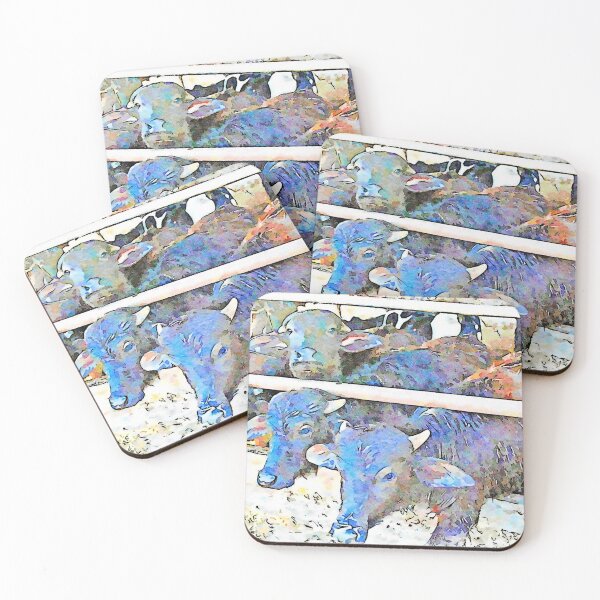 Item preview, Buffaloes in the stall designed and sold by Giuseppe Cocco.
