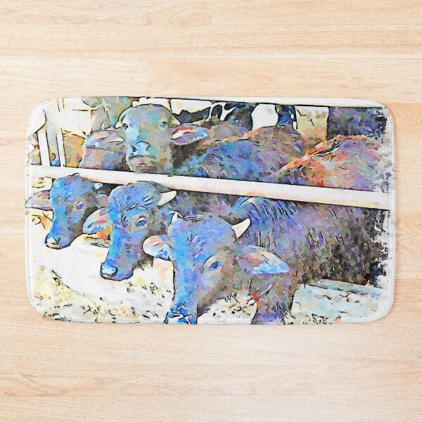 Item preview, Buffaloes in the stall designed and sold by Giuseppe Cocco.