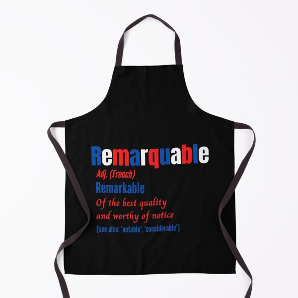Item preview, French Flag Remarkable Remarquable Français designed and sold by Time4German.