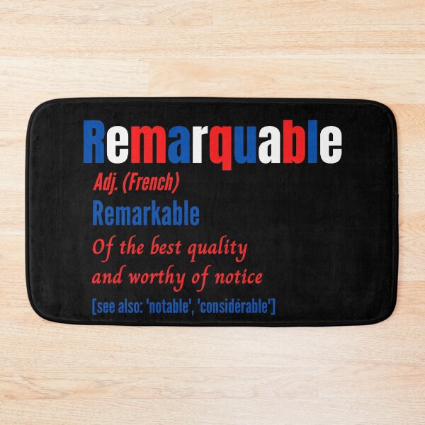 Item preview, French Flag Remarkable Remarquable Français designed and sold by Time4German.