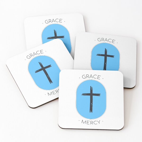 Item preview, Grace and Mercy -blue designed and sold by ittybittyowl.