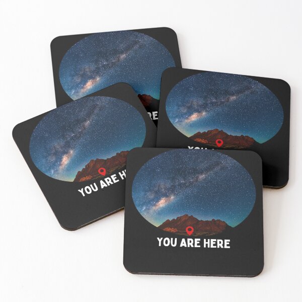 Item preview, You Are Here Astronaut Milky Way Galaxy Sky designed and sold by Two Left Hands Design.