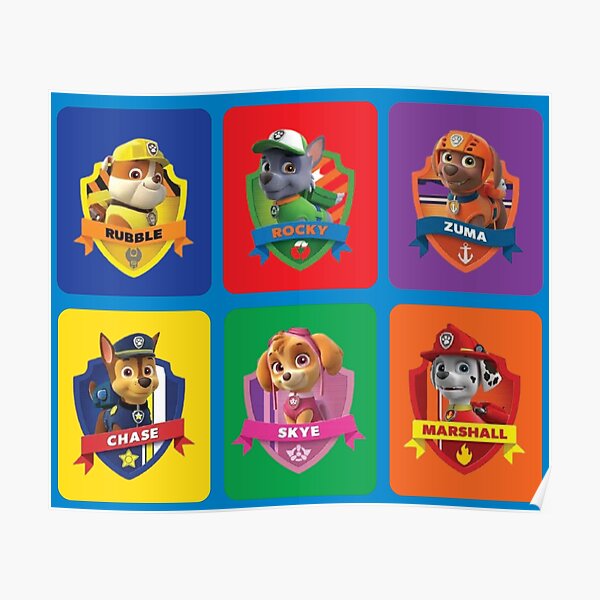 Paw Patrol Toys Posters | Redbubble