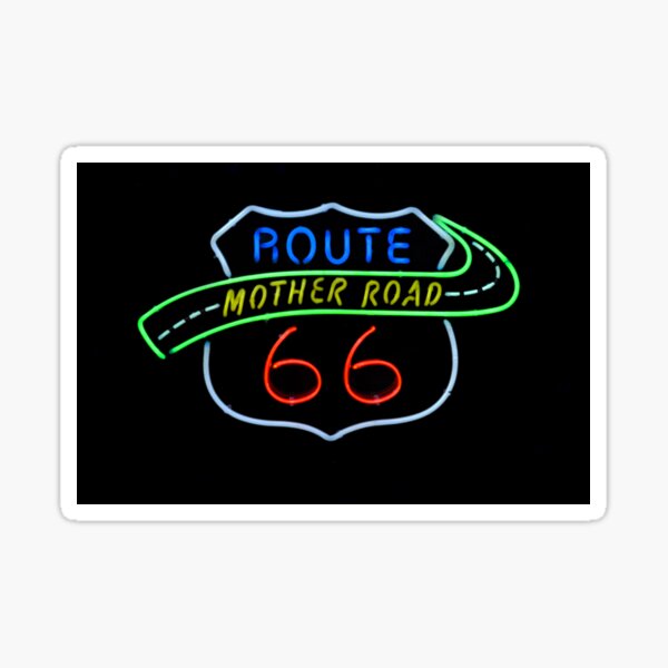 Item preview, Route 66 Mother Road Neon Sign designed and sold by Catherine Sherman.