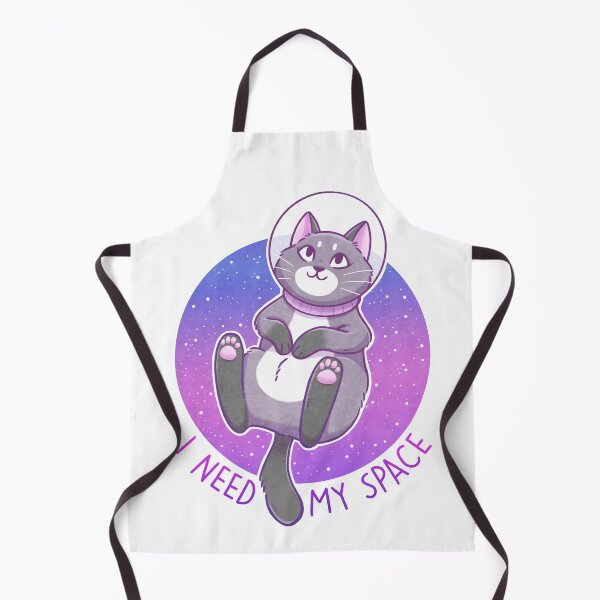 Item preview, I Need My Space Astronaut Kitty designed and sold by kattvalk.