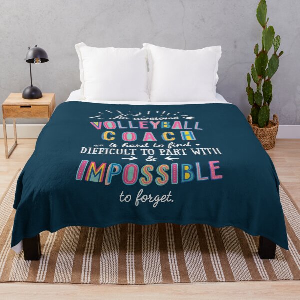 Artikelvorschau, An awesome Volleyball Coach Gift Idea - Impossible to Forget Quote entworfen und verkauft von betternotes.