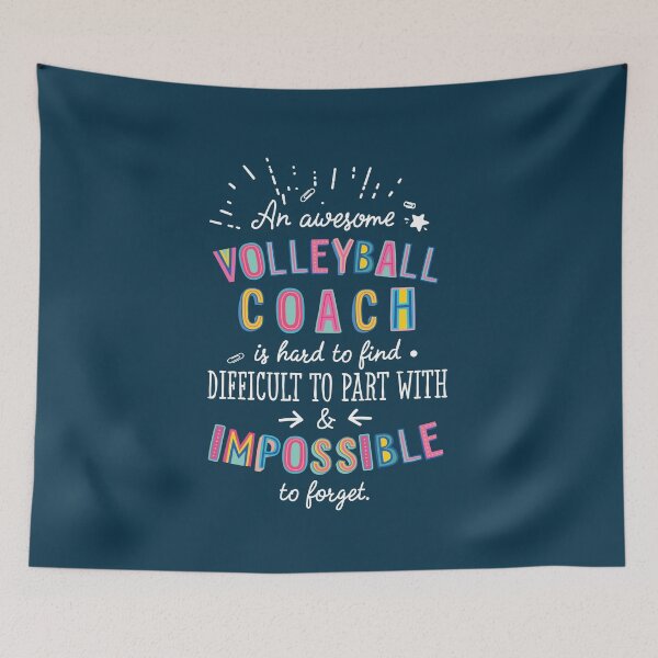 Artikelvorschau, An awesome Volleyball Coach Gift Idea - Impossible to Forget Quote entworfen und verkauft von betternotes.