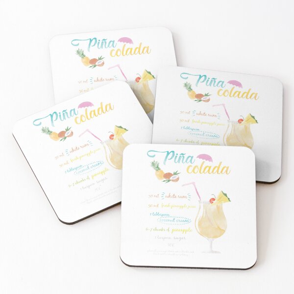 Item preview, Pina colada watercolour designed and sold by sdoowac.