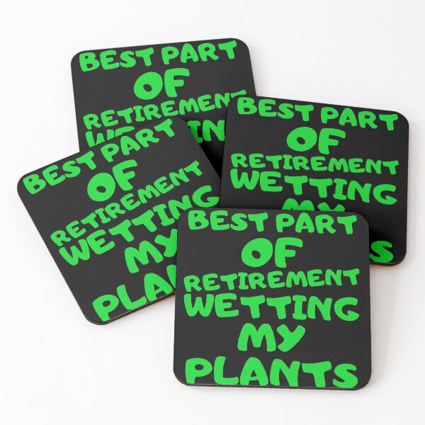 Item preview, Best Part of Retirement Wetting my Plants Green designed and sold by starshiporion.