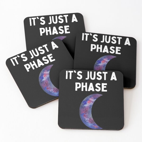Item preview, It's Just A Phase Moon Planet Galaxy Sky Star designed and sold by Two Left Hands Design.