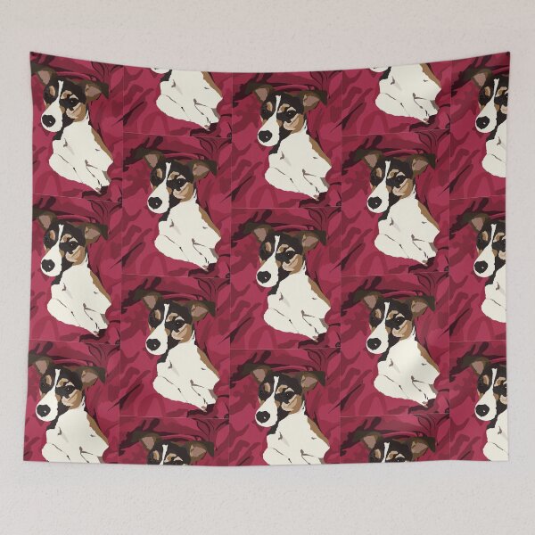 Item preview, gini dog flat illustration designed and sold by Emmilatte.