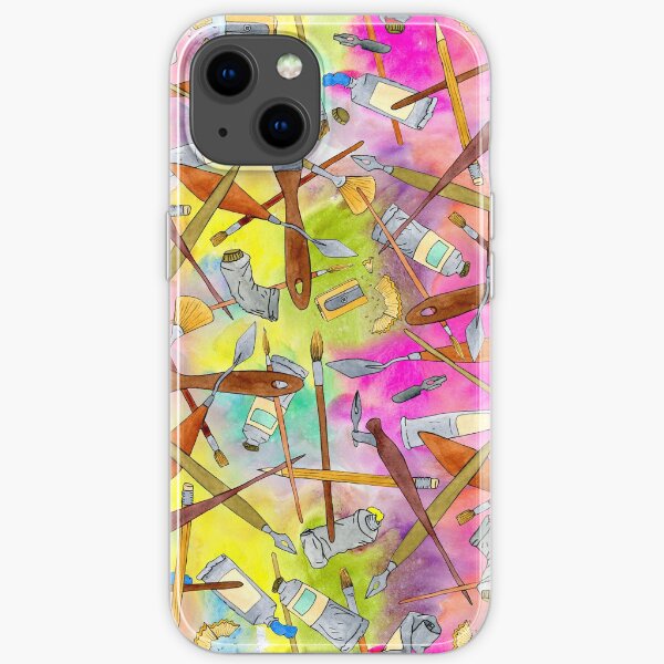 Art Supplies! iPhone Soft Case