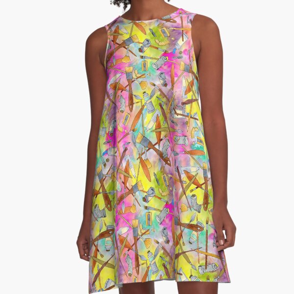 Art Supplies! A-Line Dress