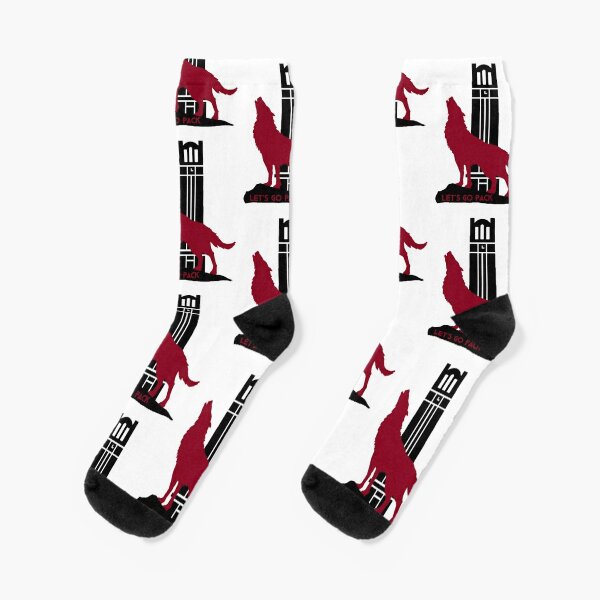 NC State Wolfpack Women's White Wolfhead Tube Socks – Red and White Shop